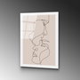 Wallity Cuadro Decorativo de Vidrio Templado Multicolor 30 x 45 cm